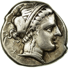 Monnaie, Campania, Didrachme, 300-275 BC, Neapolis, TTB, Argent, SNG ANS:371