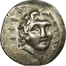 Coin, Caria, Drachm, 40-25 BC, Rhodes, AU(55-58), Silver, SNG Cop:869