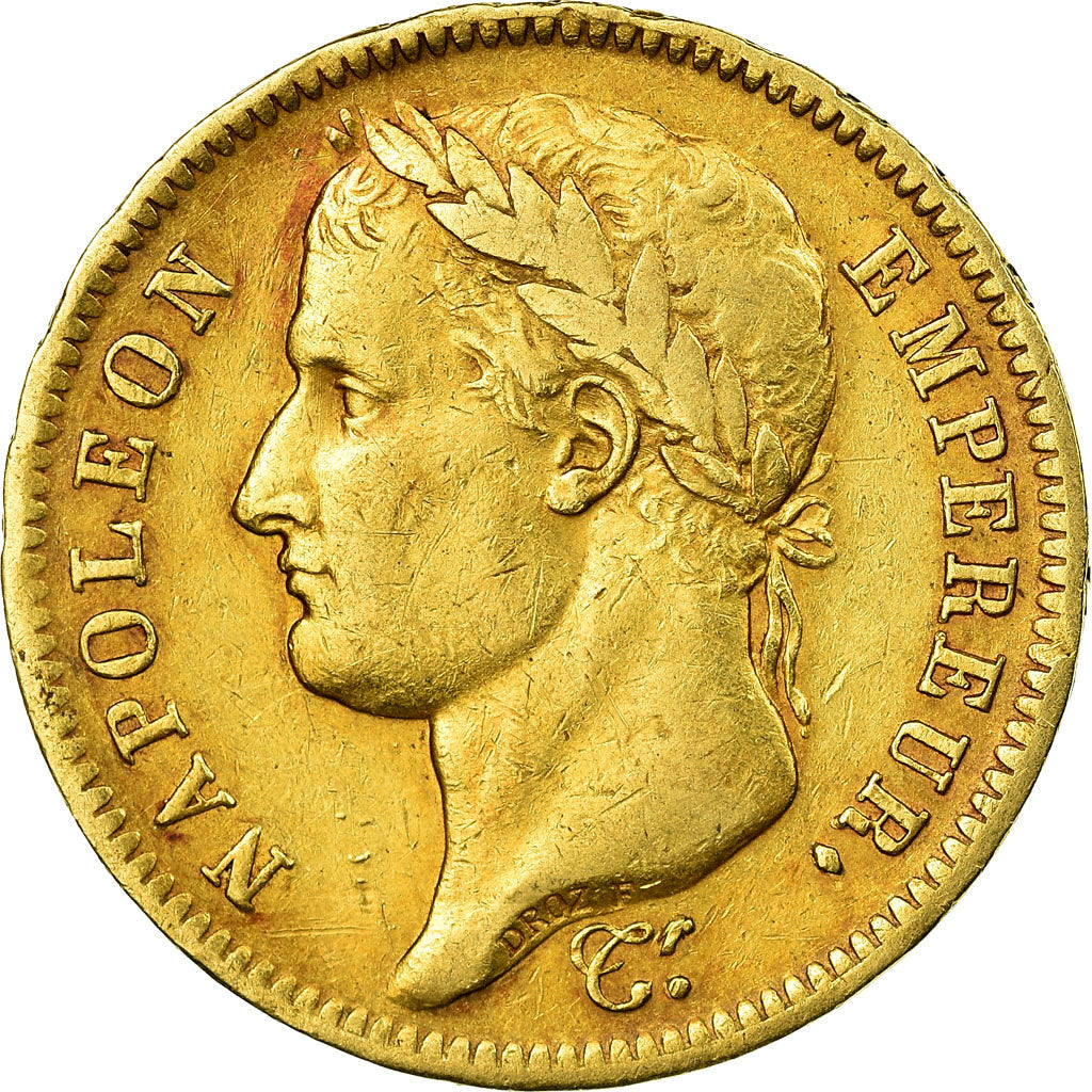 Münze, Frankreich, Napoléon I, 40 Francs, 1812, Paris, SS+, Gold, KM:696.1