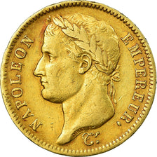 Münze, Frankreich, Napoléon I, 40 Francs, 1812, Paris, SS+, Gold, KM:696.1