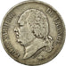 Coin, France, Louis XVIII, 5 Francs, 1821, Paris, VF(30-35), Silver