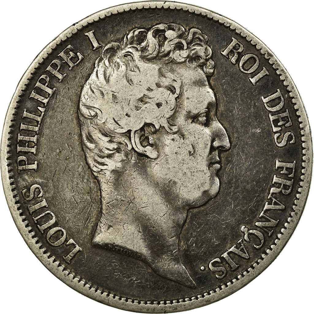 Coin, France, Louis-Philippe, 5 Francs, 1831, Lille, VF(30-35), Silver