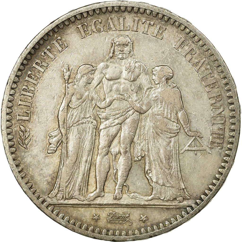 Coin, France, Hercule, 5 Francs, 1849, Paris, EF(40-45), Silver, KM:756.1