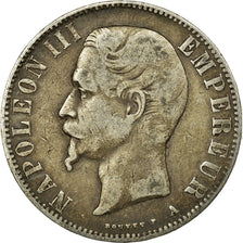 Coin, France, Napoleon III, 5 Francs, 1855, Paris, VF(20-25), Silver