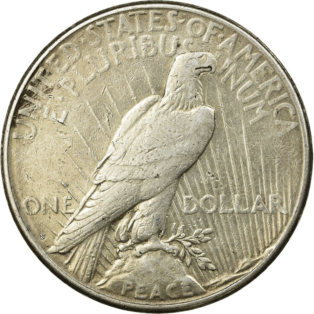 Coin, United States, Peace Dollar, Dollar, 1922, U.S. Mint, San Francisco
