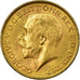 Coin, INDIA-BRITISH, George V, Sovereign, 1918, Bombay, AU(55-58), Gold, KM:525A