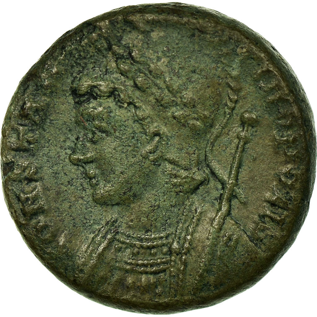 Moneta, Constantine I, Follis, Lyon - Lugdunum, BB+, Rame, RIC:266