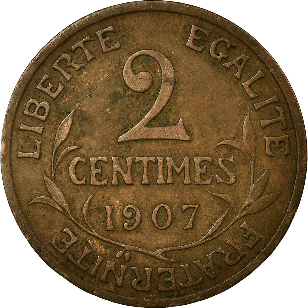 Coin, France, Dupuis, 2 Centimes, 1907, Paris, EF(40-45), Bronze, KM:841