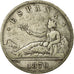 Coin, Spain, Provisional Government, 5 Pesetas, 1870, Madrid, VF(30-35), Silver