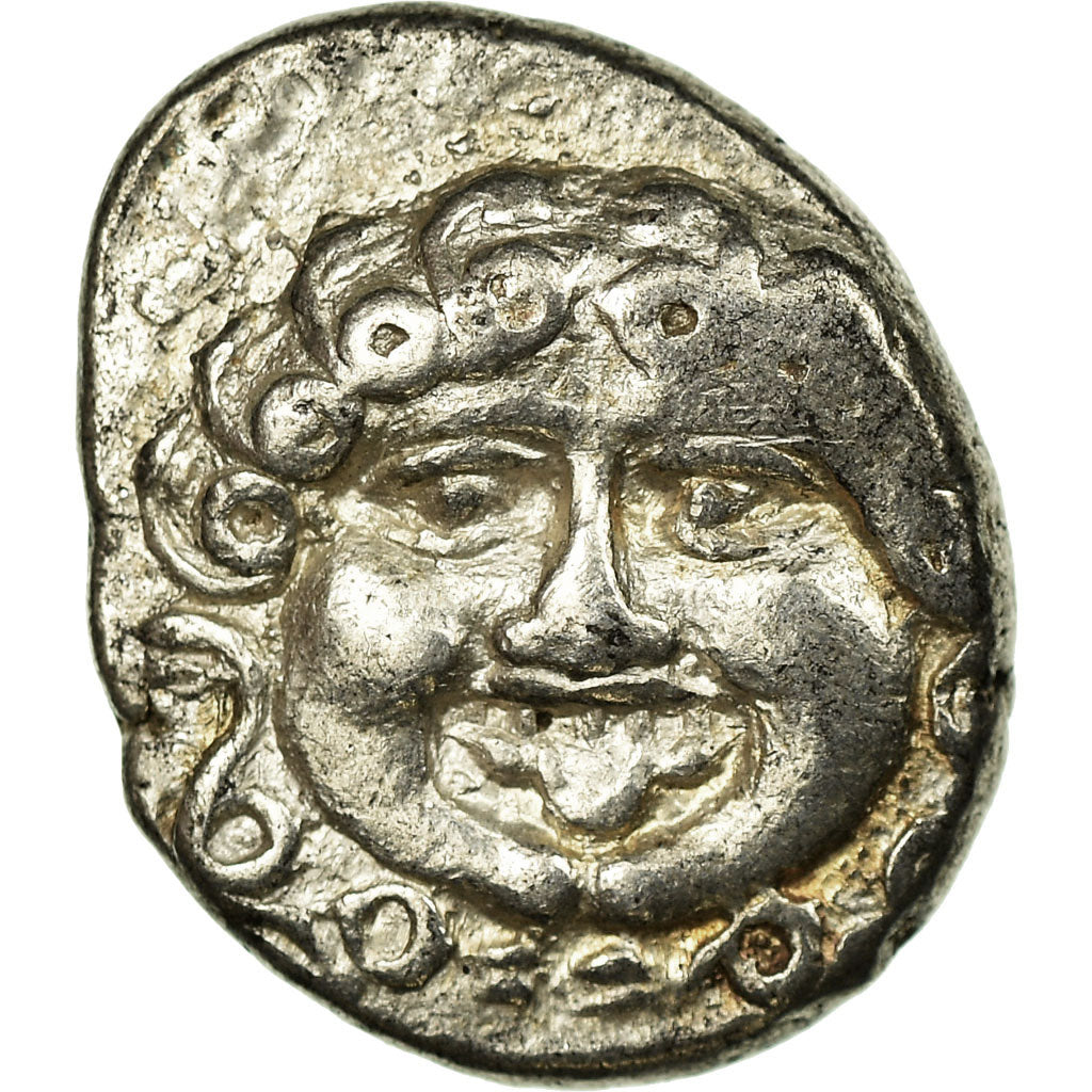 Coin, Thrace, Drachm, 400-350 BC, Apollonia, EF(40-45), Silver, SNG Cop:456