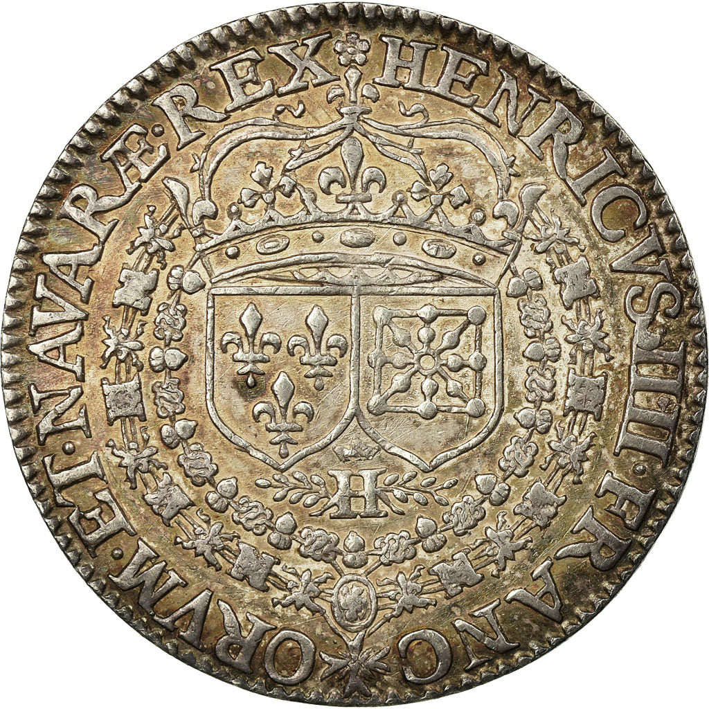 Francia, Token, Royal, Henri IV, 1607, MBC+, Plata, Feuardent:11912