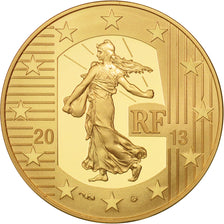 France, Semeuse, 50 Euro, 2013, Gold, KM:New