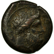 Coin, Sicily, Syracuse, Timoleon, Hemidrachm, VF(30-35), Bronze, HGC:2-1440