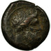 Coin, Sicily, Syracuse, Timoleon, Hemidrachm, VF(30-35), Bronze, HGC:2-1440