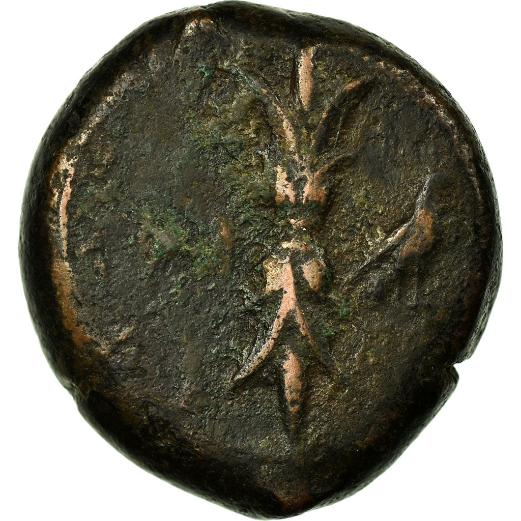 Coin, Sicily, Syracuse, Timoleon, Hemidrachm, VF(30-35), Bronze, HGC:2-1440