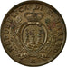 Coin, San Marino, 5 Centesimi, 1937, Rome, MS(64), Bronze, KM:12