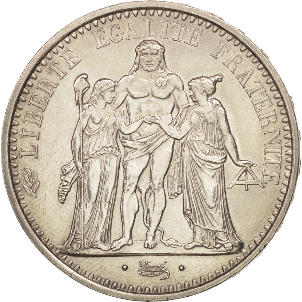 Coin, France, Hercule, 10 Francs, 1967, Paris, MS(63), Silver, KM:932