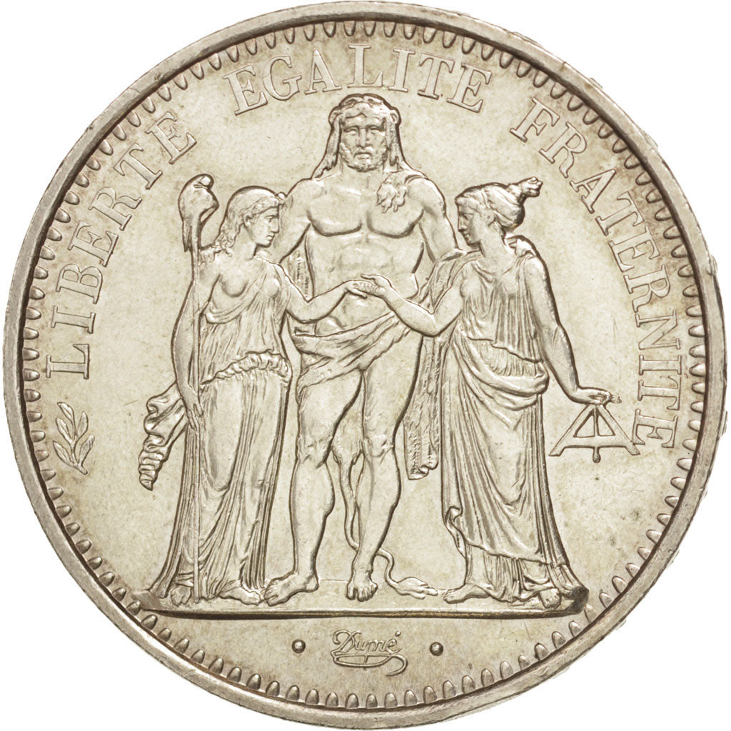 Francia, Hercule, 10 Francs, 1968, Paris, Plata, KM:932