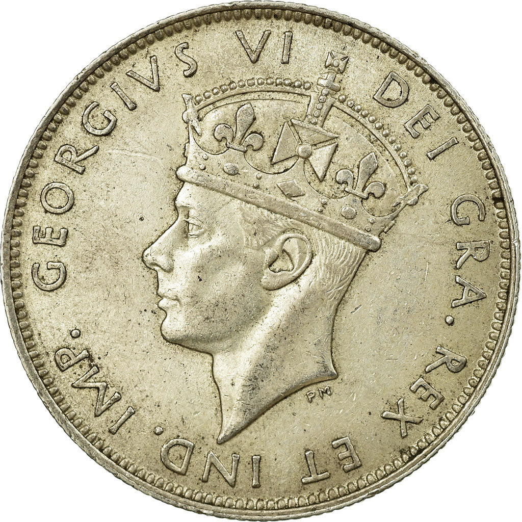 Coin, Cyprus, George VI, 18 Piastres, 1940, AU(50-53), Silver, KM:26