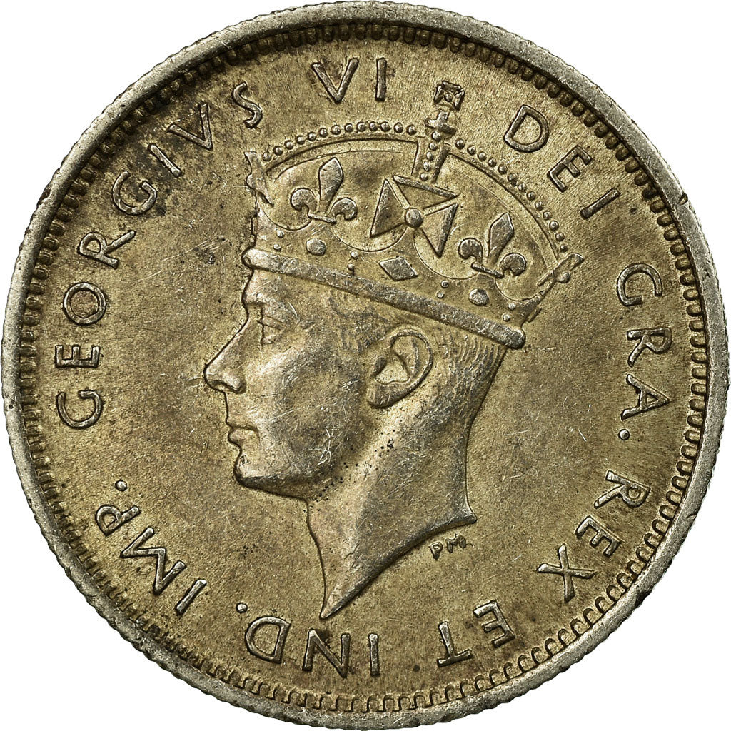 Coin, Cyprus, George VI, 4-1/2 Piastres, 1938, AU(55-58), Silver, KM:24