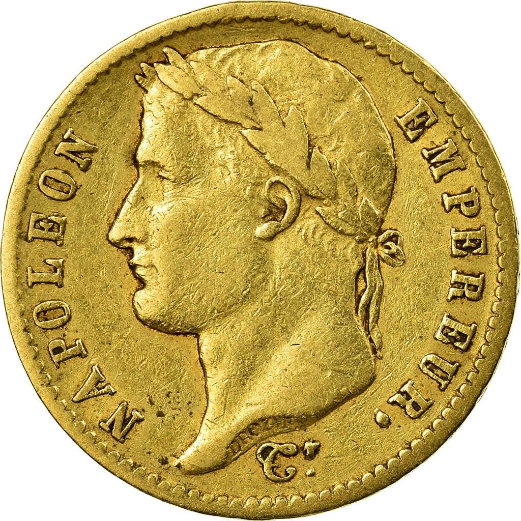 Münze, Frankreich, Napoléon I, 20 Francs, 1812, Paris, S+, Gold, KM:695.1