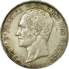 Coin, Belgium, Leopold I, 5 Francs, 5 Frank, 1865, EF(40-45), Silver, KM:17