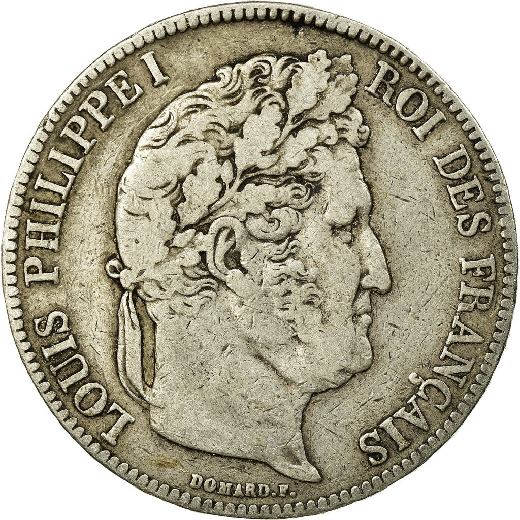 Monnaie, France, Louis-Philippe, 5 Francs, 1835, Bordeaux, TB+, Argent