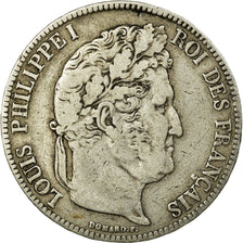 Monnaie, France, Louis-Philippe, 5 Francs, 1835, Bordeaux, TB+, Argent