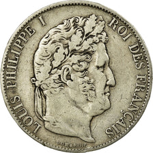 Coin, France, Louis-Philippe, 5 Francs, 1848, Paris, VF(30-35), Silver
