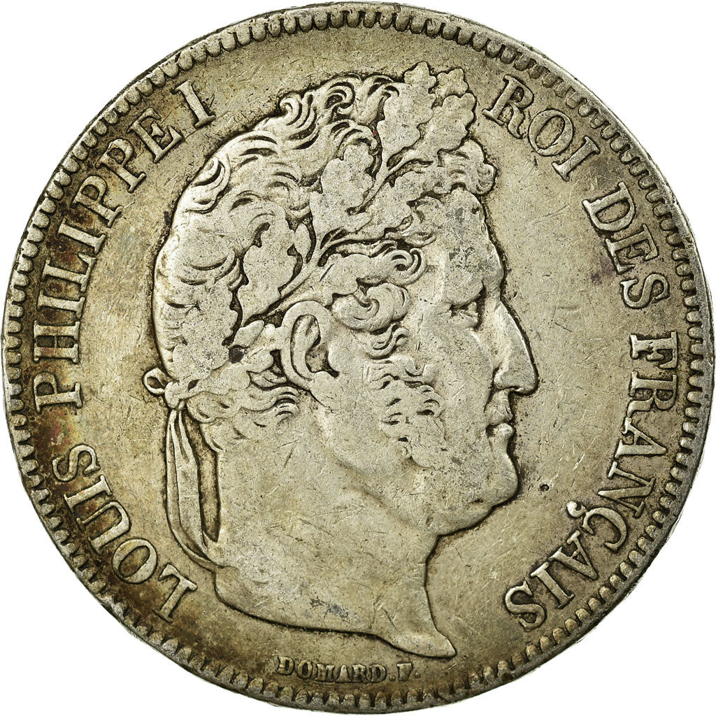 Monnaie, France, Louis-Philippe, 5 Francs, 1840, Strasbourg, TB+, Argent