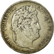 Monnaie, France, Louis-Philippe, 5 Francs, 1840, Strasbourg, TB+, Argent