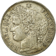 Moneda, Francia, Cérès, 5 Francs, 1849, Paris, MBC, Plata, KM:761.1
