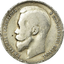 Coin, Russia, Nicholas II, Rouble, 1899, VF(20-25), Silver, KM:59.1
