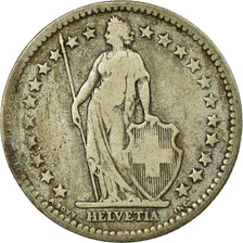Coin, Switzerland, 2 Francs, 1886, Bern, VF(20-25), Silver, KM:21