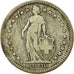 Coin, Switzerland, 2 Francs, 1886, Bern, VF(20-25), Silver, KM:21