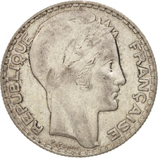 France, Turin, 10 Francs, 1938, Paris, Silver, KM:878, Gadoury:801