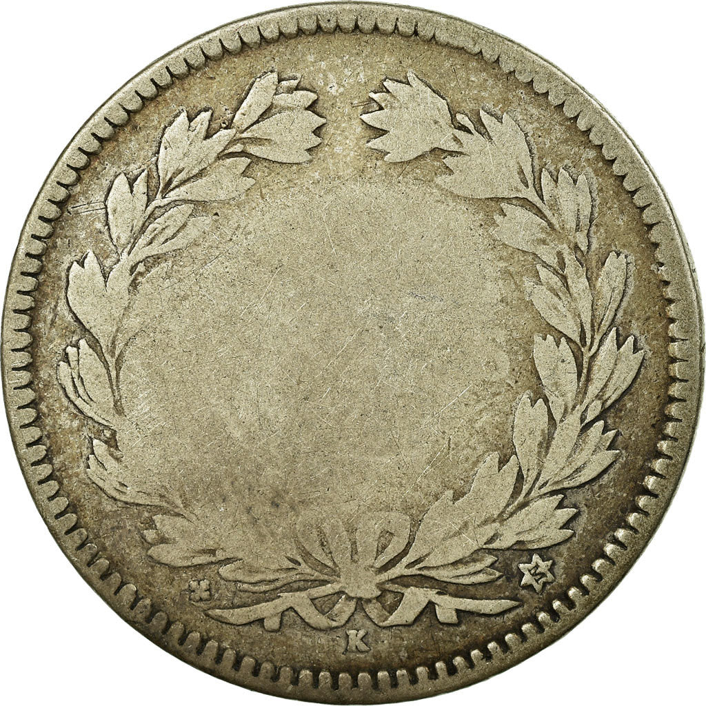 Moneta, Francja, Cérès, 2 Francs, 1871, Bordeaux, F(12-15), Srebro, KM:816.2