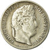 Coin, France, Louis-Philippe, 50 Centimes, 1847, Paris, VF(20-25), Silver