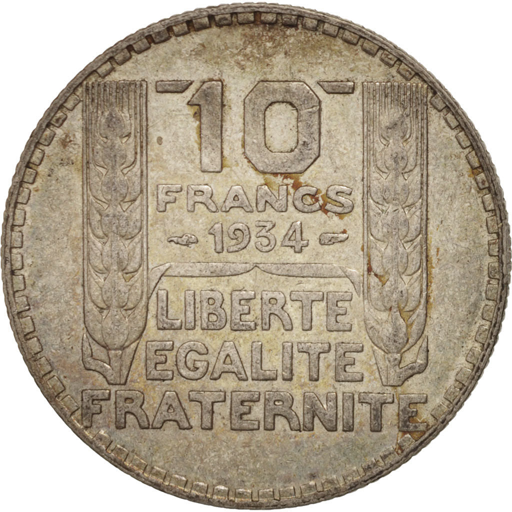 Monnaie, France, Turin, 10 Francs, 1934, Paris, TTB, Argent, KM:878, Gadoury:801