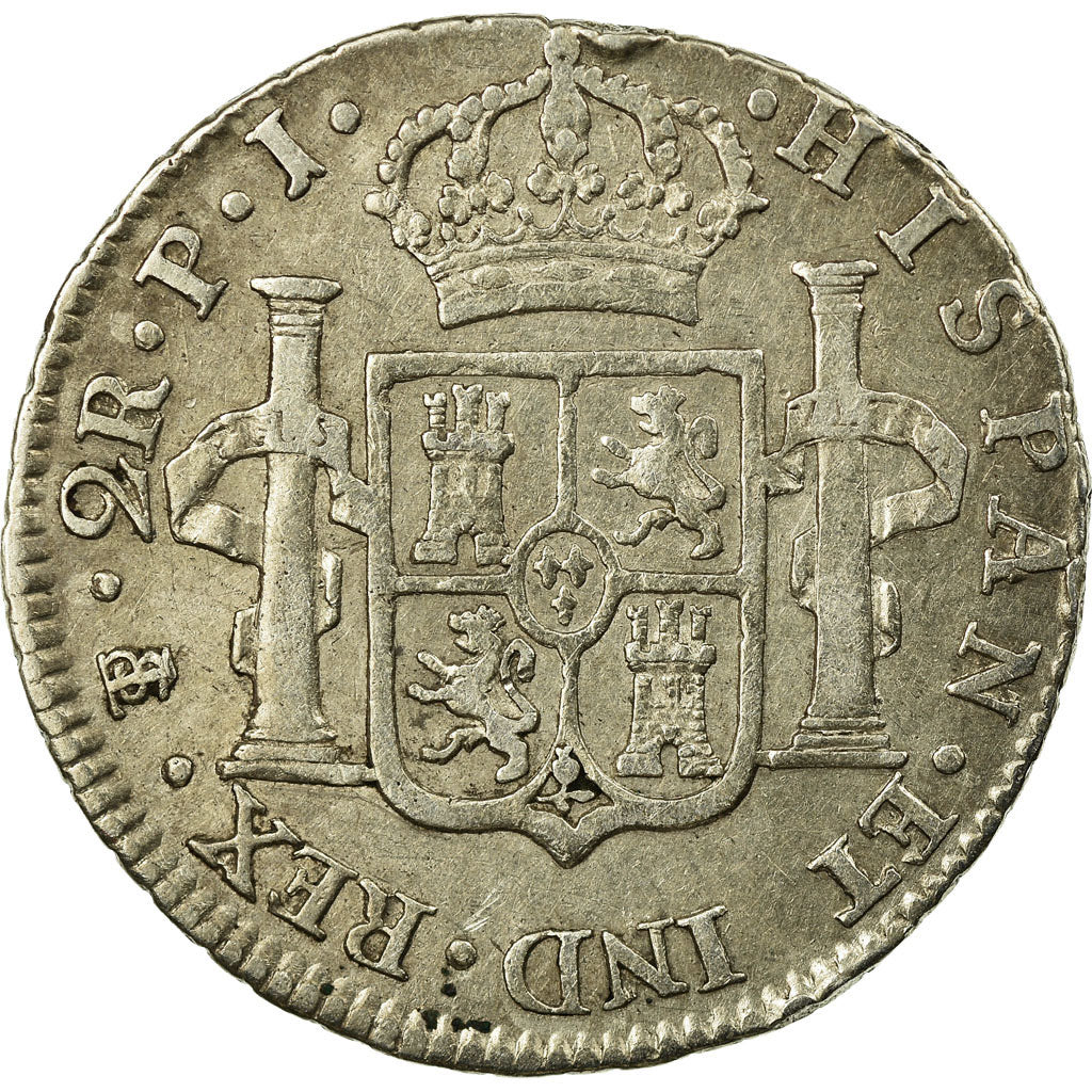 Coin, Bolivia, Charles IIII, 2 Reales, 1808, Potosi, VF(30-35), Silver, KM:71