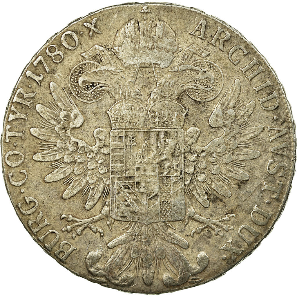 Coin, Austria, Maria Theresa, Thaler, 1780, Vienna, Restrike, VF(30-35), Silver