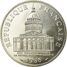 Moneta, Francia, Panthéon, 100 Francs, 1986, Paris, FDC, Argento, KM:951.1