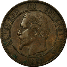 Coin, France, Napoleon III, Visite impériale, 10 Centimes, 1853, Lille