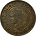 Moneta, Francia, Cérès, 2 Centimes, 1878, Bordeaux, BB+, Bronzo, KM:827.2