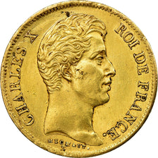 Munten, Frankrijk, Charles X, 40 Francs, 1830, Paris, PR, Goud, KM:721.1