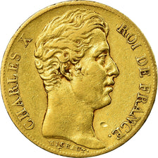 Münze, Frankreich, Charles X, 20 Francs, 1825, Paris, SS, Gold, KM:726.1