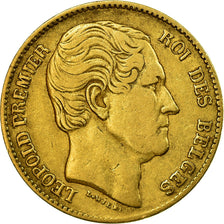 Coin, Belgium, Leopold I, 20 Francs, 20 Frank, 1865, EF(40-45), Gold, KM:23