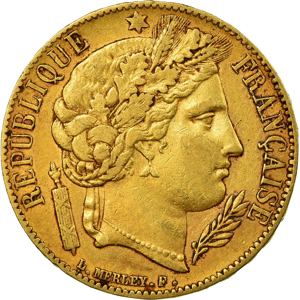 Coin, France, Cérès, 20 Francs, 1851, Paris, EF(40-45), Gold, KM:762