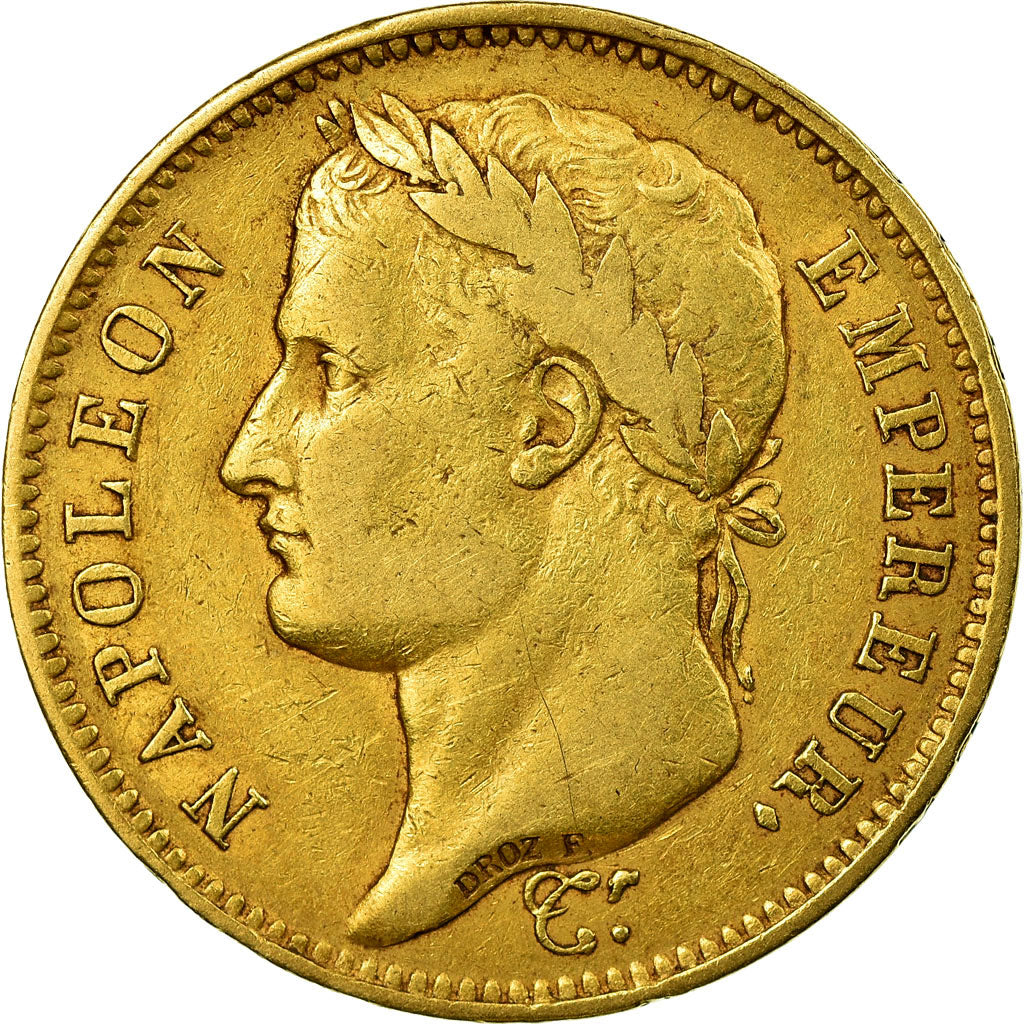 Coin, France, Napoléon I, 40 Francs, 1811, Paris, EF(40-45), Gold, KM:696.1