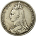 Coin, Great Britain, Victoria, Crown, 1892, VF(20-25), Silver, KM:765